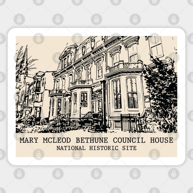 Mary McLeod Bethune Council House National Historic Site Sticker by Lakeric
